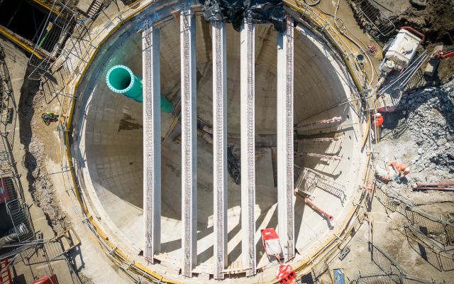 New storm tank being built